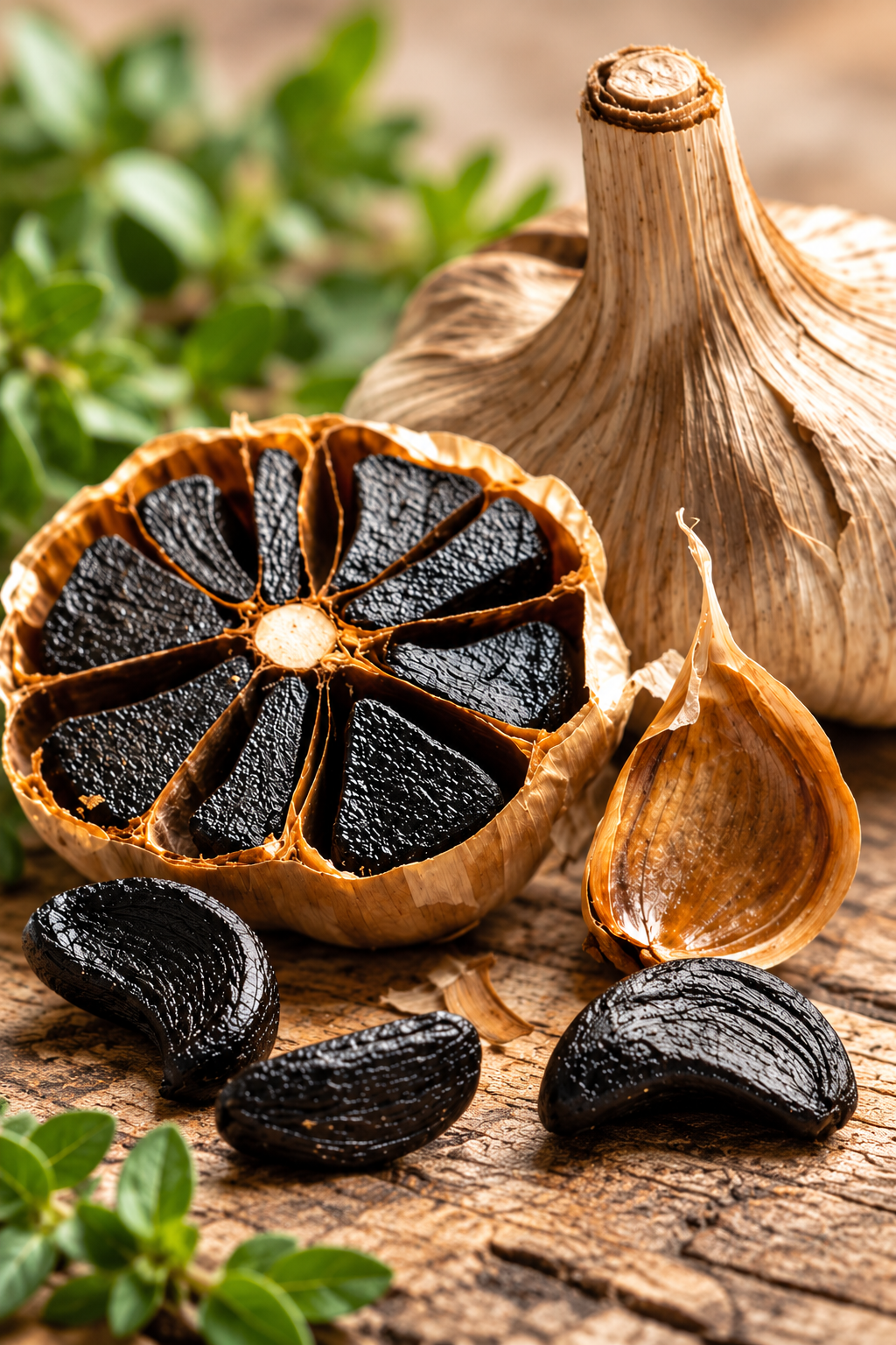 Handcrafted Black Garlic Bulbs